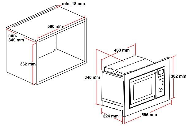 Microwave oven PKM MW800-20.8 EB
