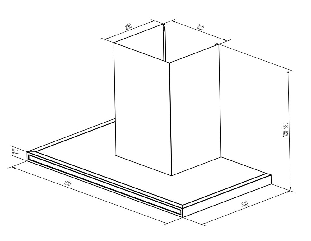 Cooker hood PKM T1-60A++IXEZ