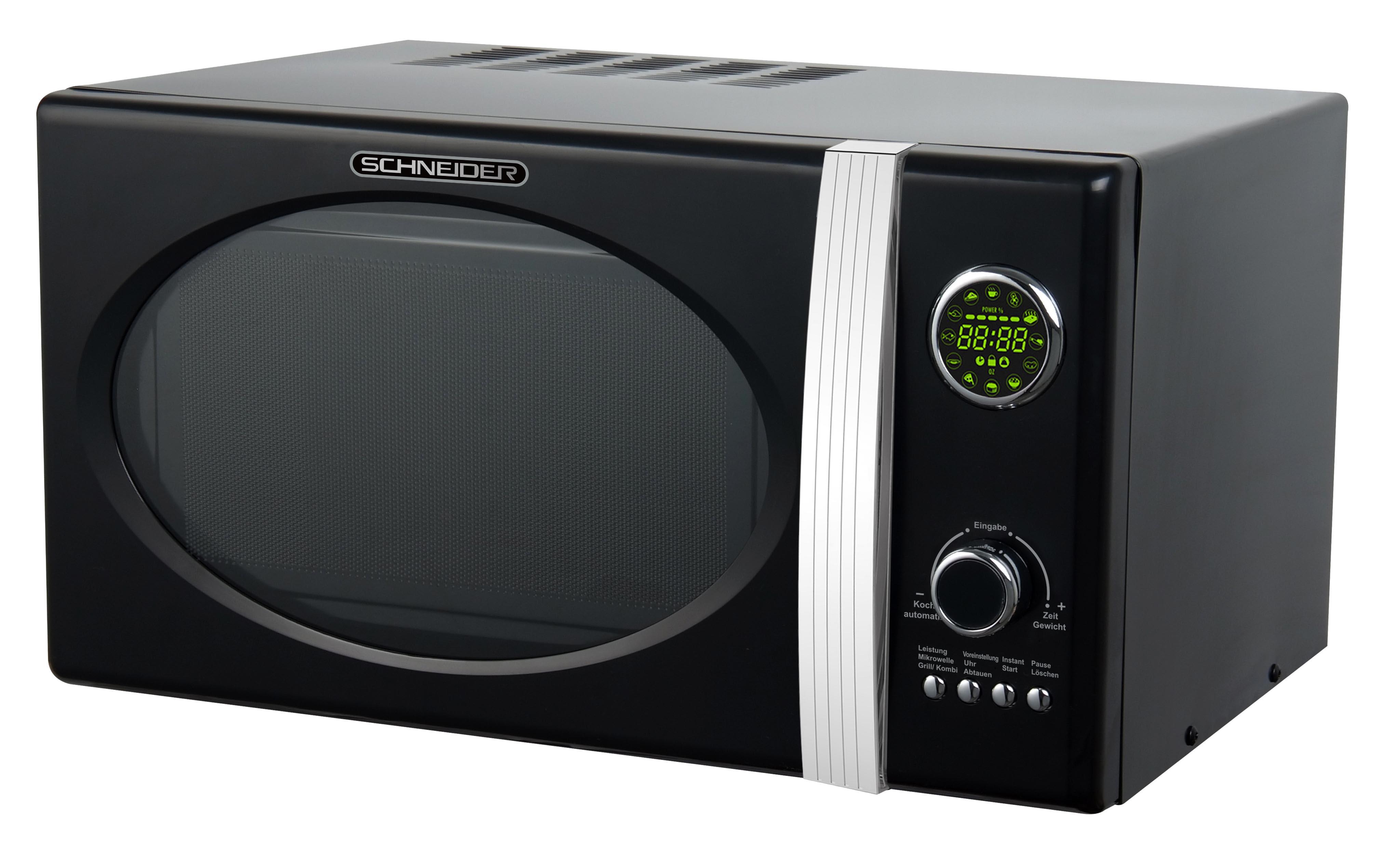 Retro Microwave oven  SCHNEIDER MW823G B, black
