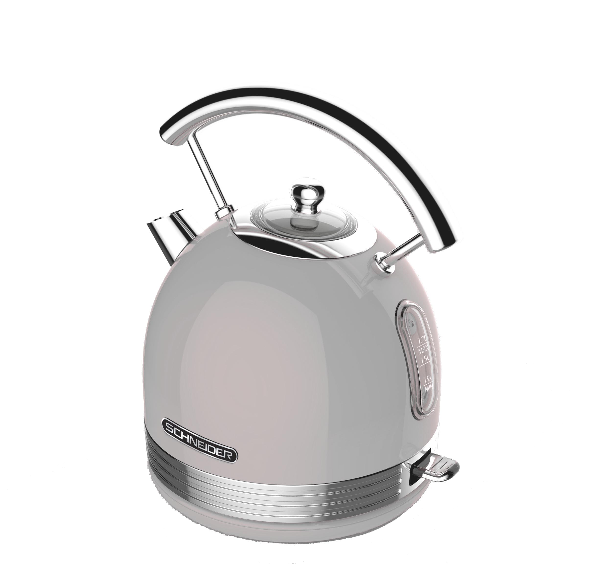 Kettle SCHNEIDER W2 SI, silver