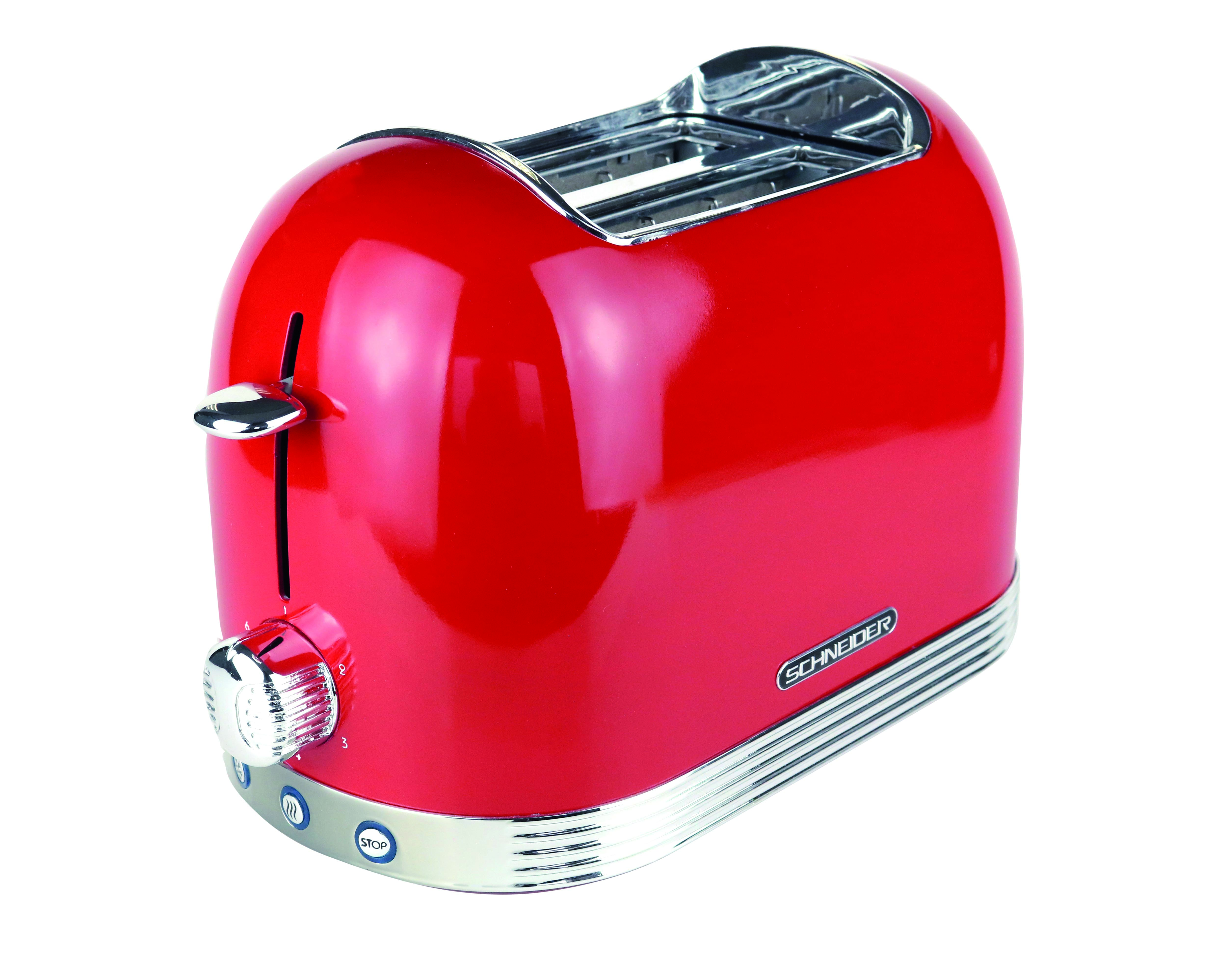 Toaster SCHNEIDER T2.2 FR, red