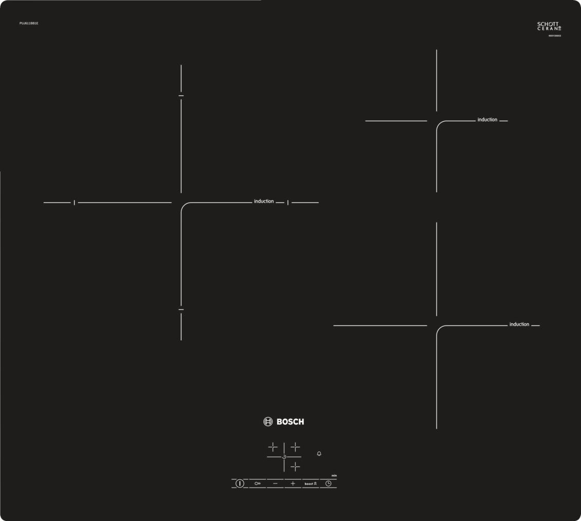 Ind. Hob BOSCH PUJ611BB1E