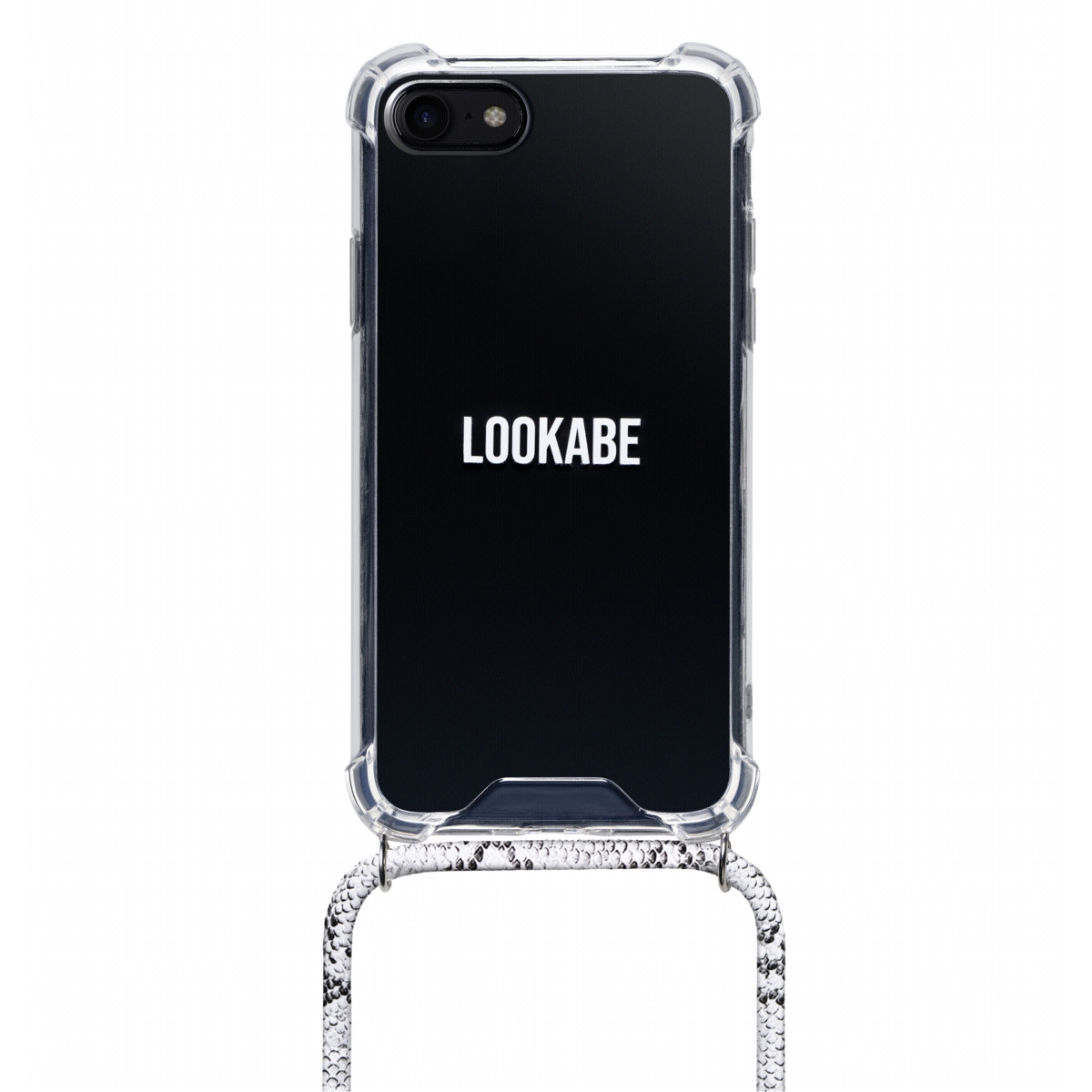 Lookabe Necklace Snake Edition iPhone X/Xs silver snake loo018