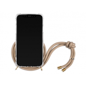 Lookabe Necklace iPhone Xs gold nude loo008