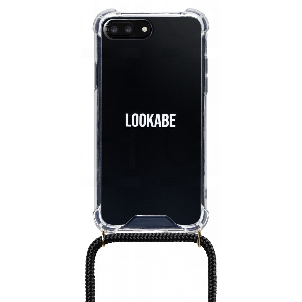 Lookabe Necklace iPhone 7/8+ gold black loo002