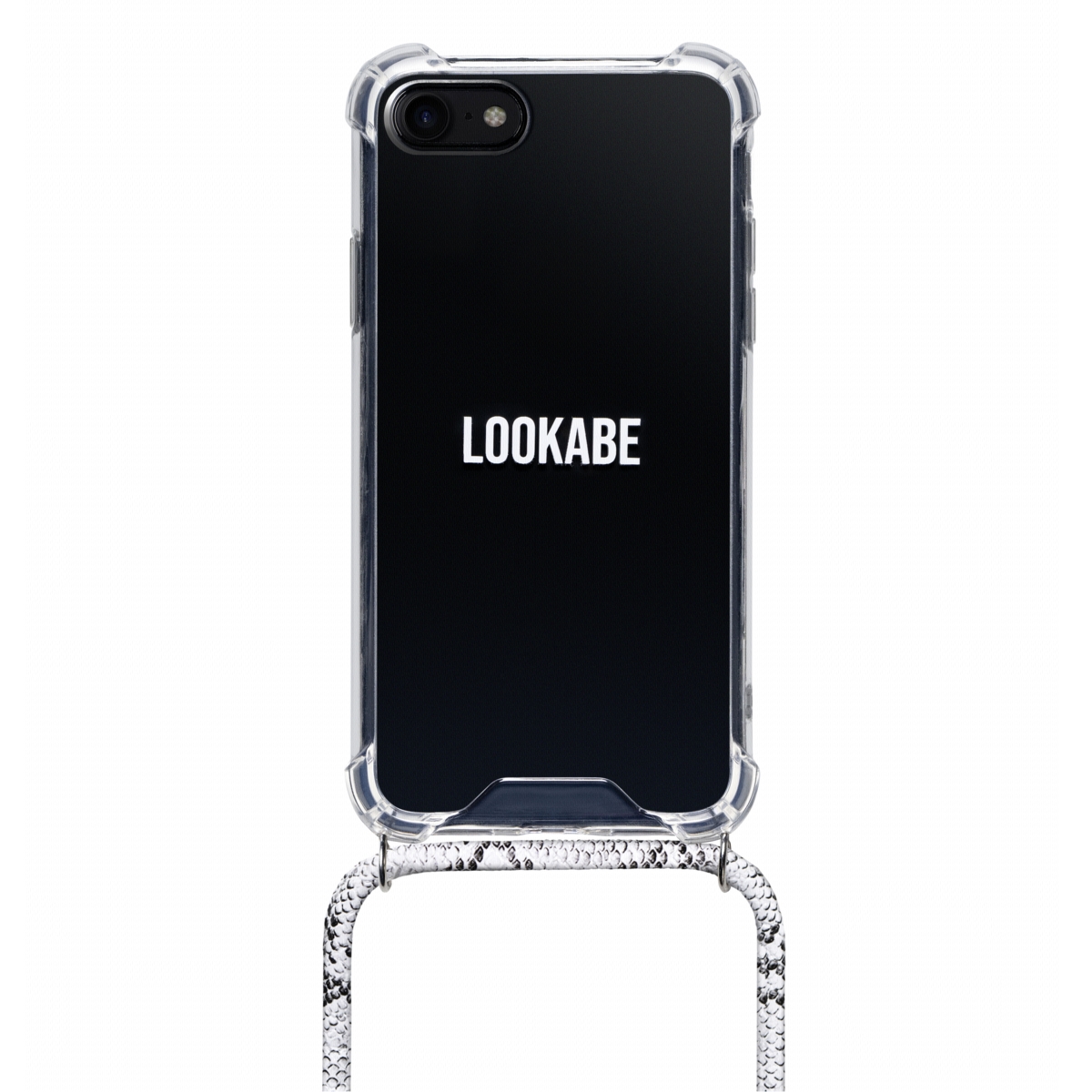 Lookabe Necklace Snake Edition iPhone Xr silver snake loo019