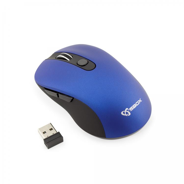 Sbox Wireless Mouse WM-911BL blue