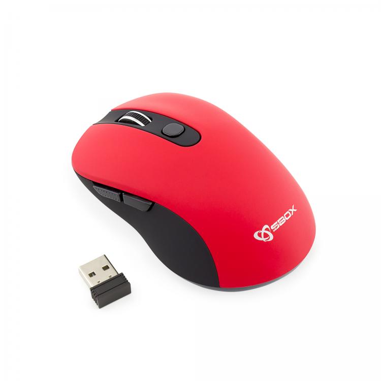 Sbox Wireless Mouse WM-911R red