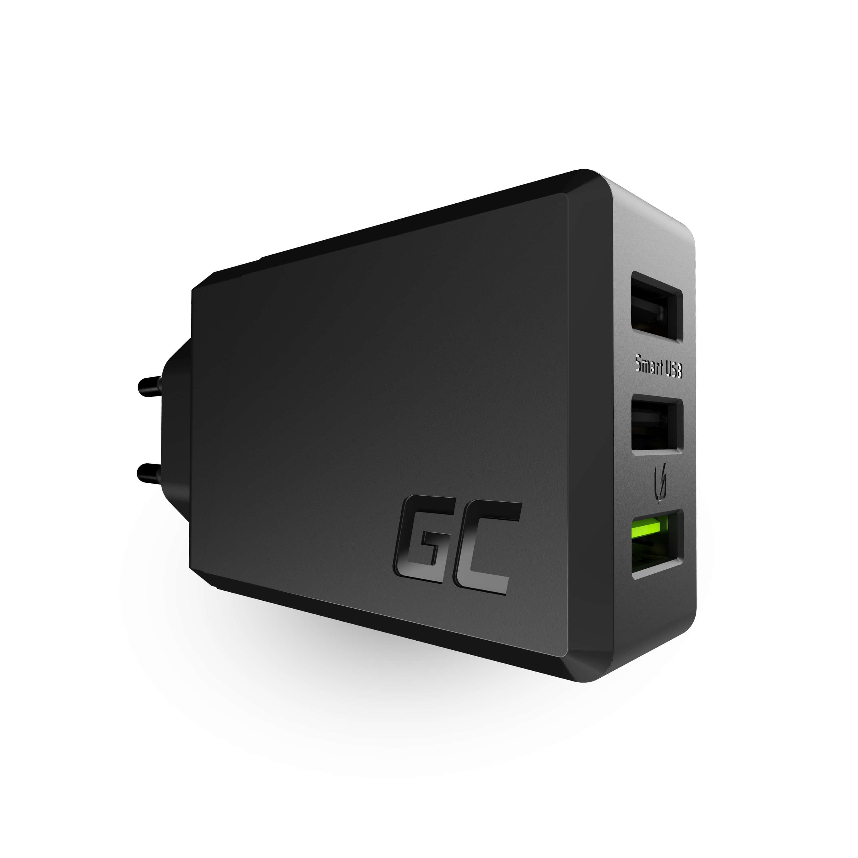 3-port charger GC ChargeSource3 3xUSB 30W with fast charging Ultra Charge i Smart Charge