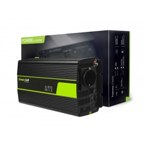 Przetwornica Green Cell® 24V na 230V Modyfikowana sinusoida 1000W