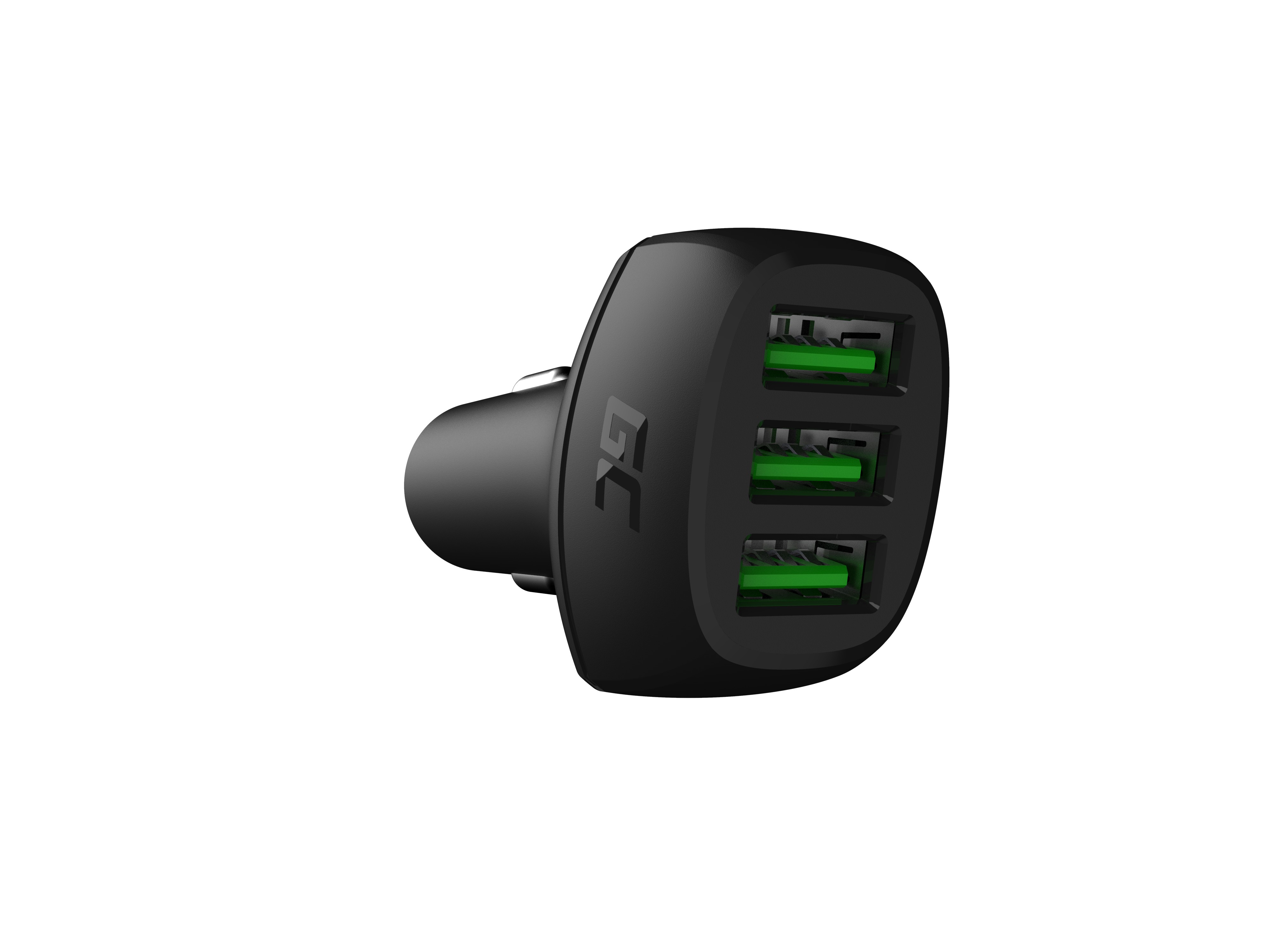 Green Cell In-Car Charger GC PowerRide 54W 3xUSB 18W with Ultra Charge technology