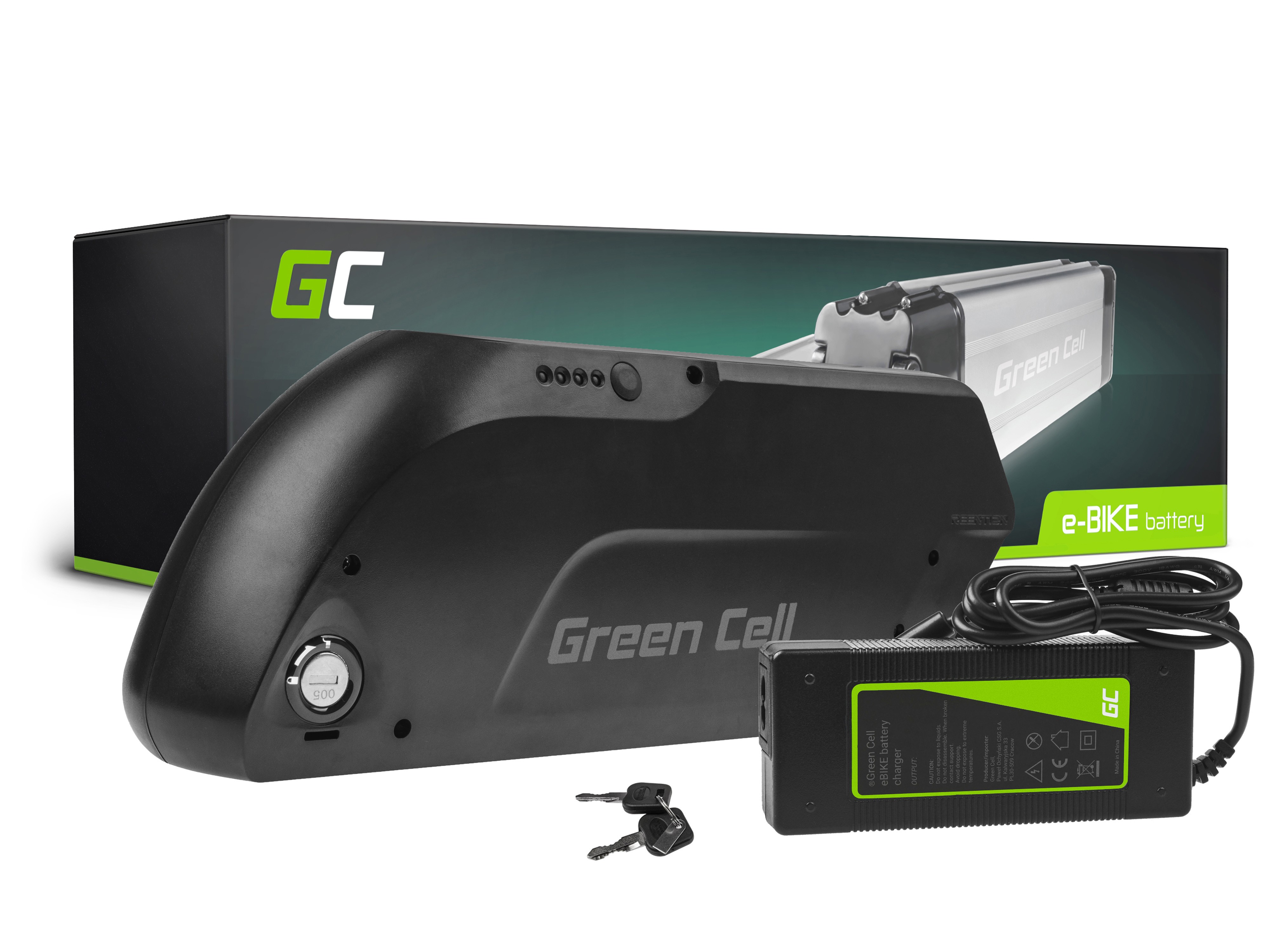 Battery Green Cell Silverfish 24V 10.4Ah 250Wh E-Bike Pedelec