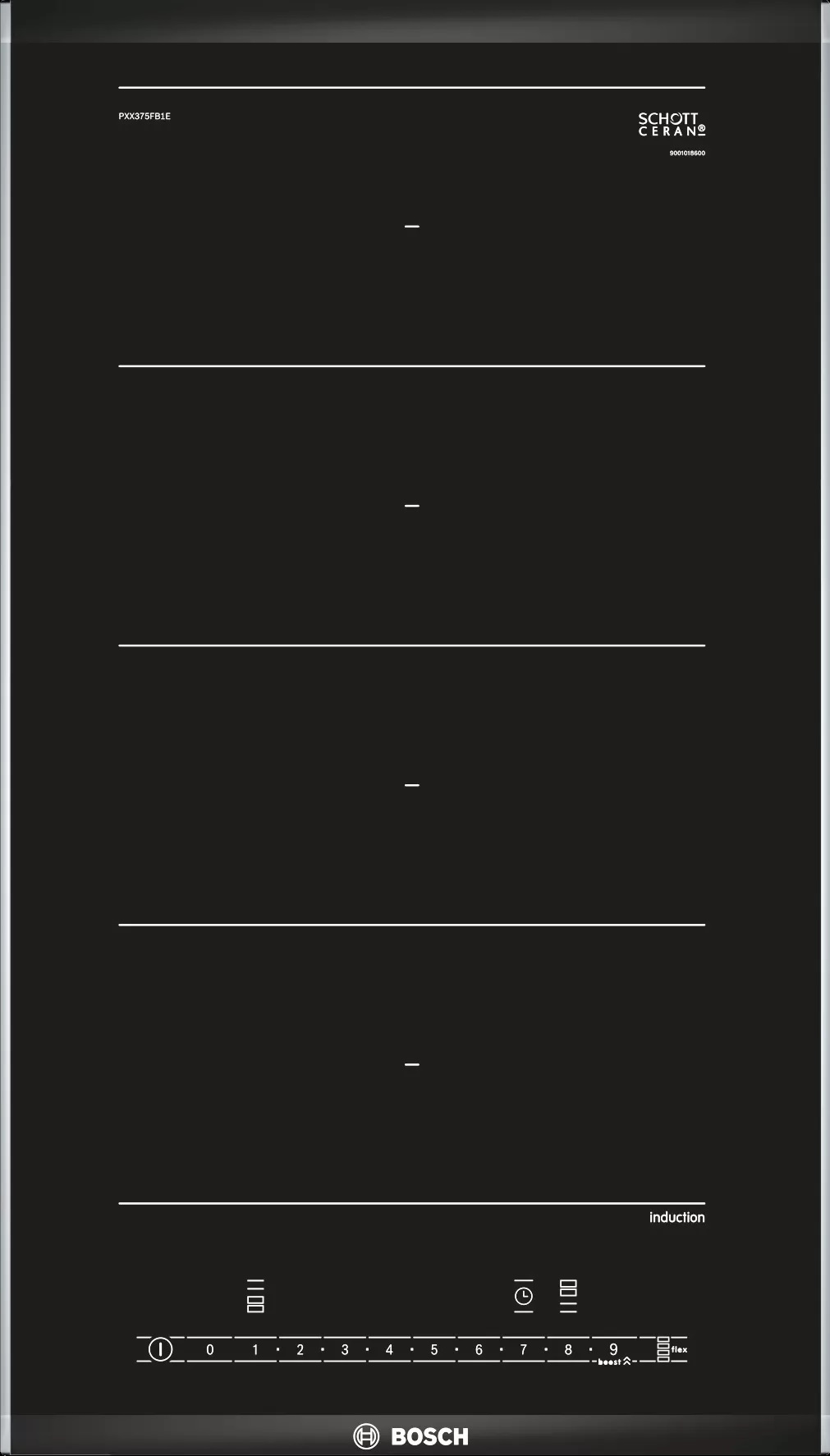 Ind. pliidiplaat BOSCH (2) PXX375FB1E