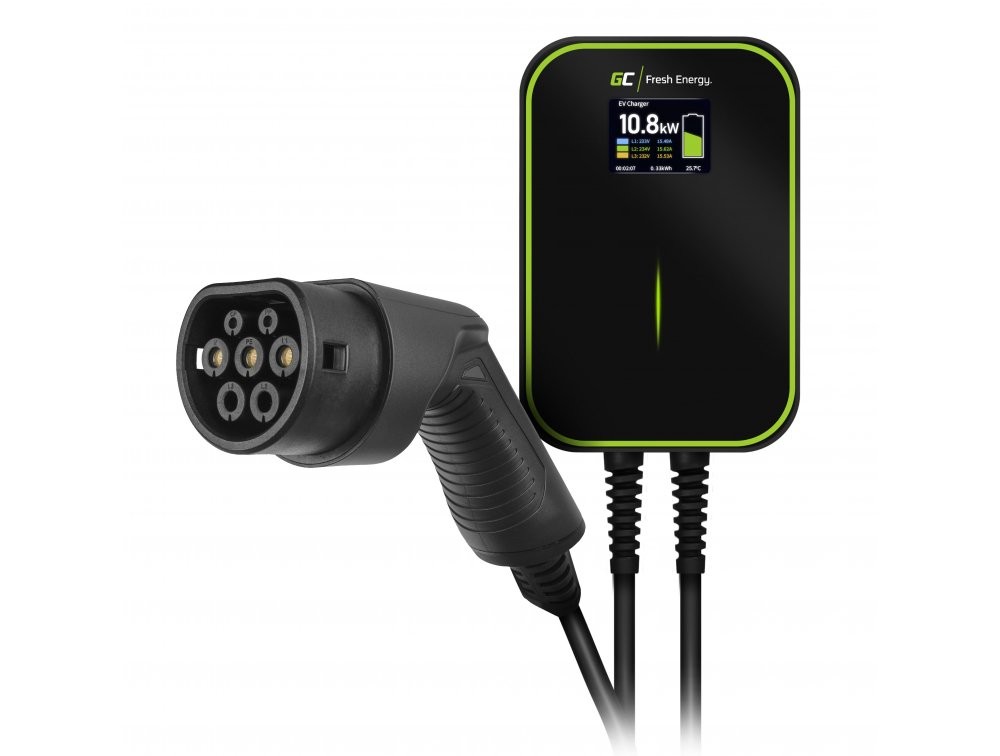 Wallbox GC EV PowerBox 22kW charger with Type 2 cable for charging electric cars and Plug-In hybrids