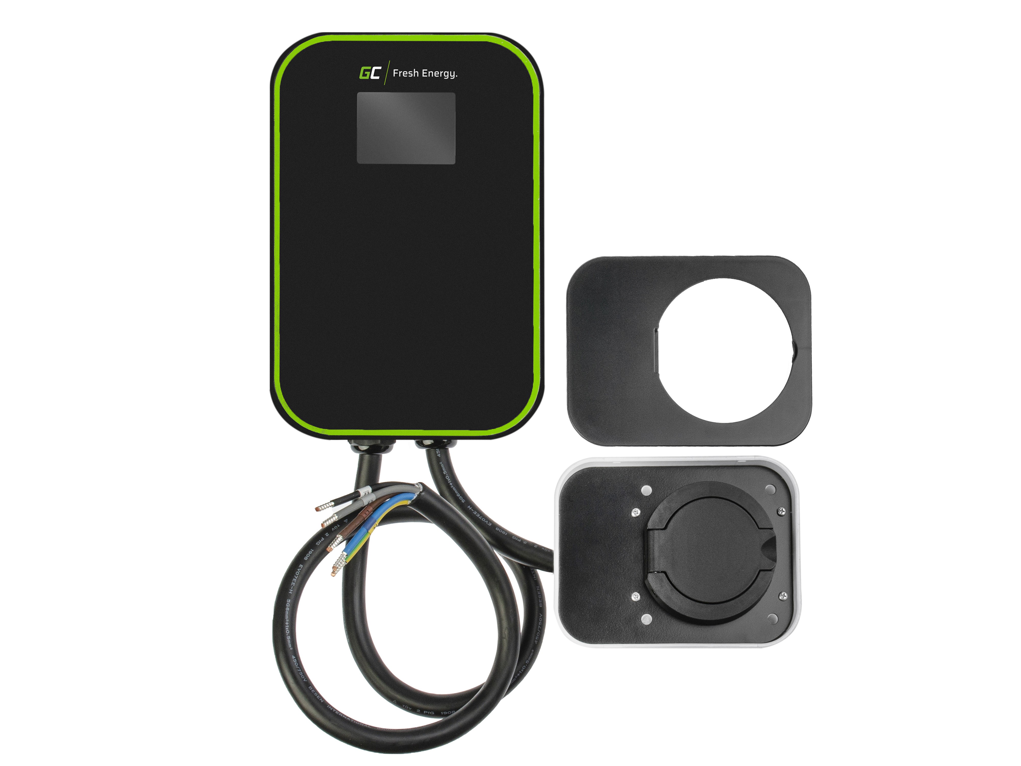 Wallbox GC EV PowerBox 22kW charger with Type 2 socket for charging electric cars and Plug-In hybrids