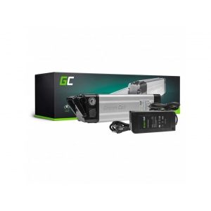 Green Cell® E-BIKE Battery 36V 8.8Ah Li-Ion Silverfish with Charger