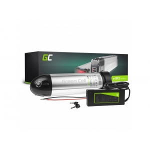Green Cell® E-Bike Battery 36V 8.8Ah Li-Ion Bottle and Charger Electric Bicycle