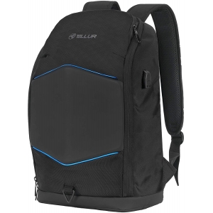 Tellur 15.6 Notebook Backpack Illuminated Strip, USB port, black