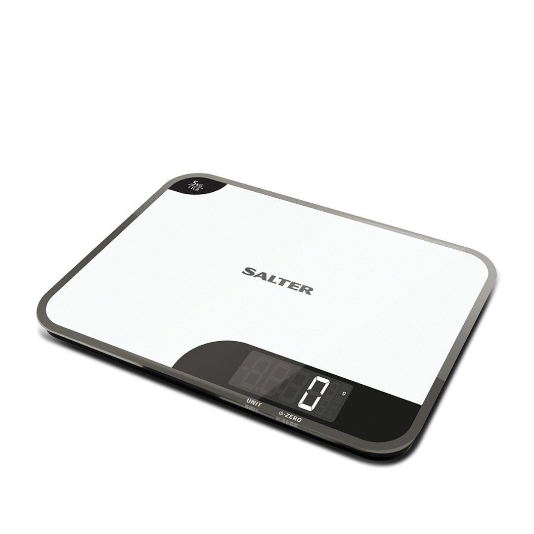 Salter 1064 WHDR Mini-Max 5kg Digital Kitchen Scale - White