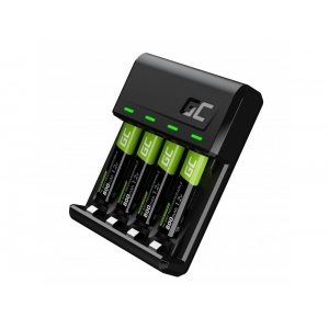 Set charger Green Cell GC VitalCharger and batteries 2xAA 2000mAh 2xAAA 800mAh