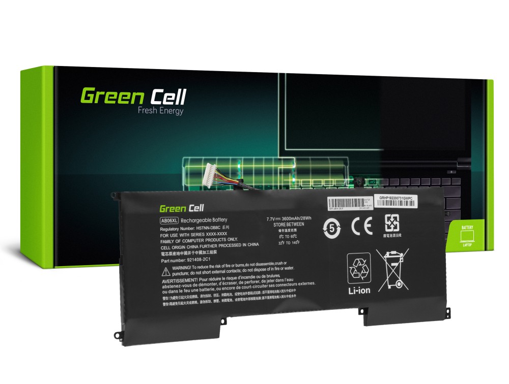 BAttery Green Cell AB06XL for HP Envy 13-AD102NW 13-AD015NW 13-AD008NW 13-AD100NW 13-AD101NW