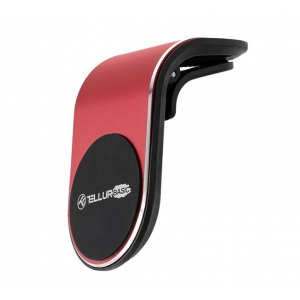 Tellur Basic Car Phone Holder Magnetic MCM7, Air Vent Mount red