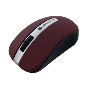 Tellur Basic Wireless Mouse, LED dark red