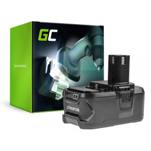 Green Cell Battery (6Ah 18V) ONE+ RB18L50 RB18L25 for RYOBI R18AG0 R18JS0 R18PDBL RCD18022L RID1801M RMT1801M