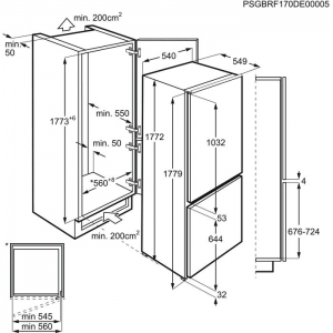 Integreeritav külmik AEG SCE818E6TS