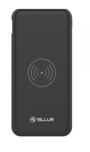 Tellur PBW102 Power Bank 10000mAh Qi wireless 18W black