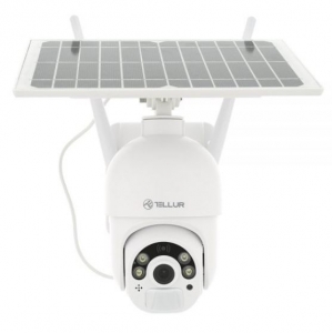 Tellur WiFi Solar Camera P&amp;T FullHD 1080P PIR White