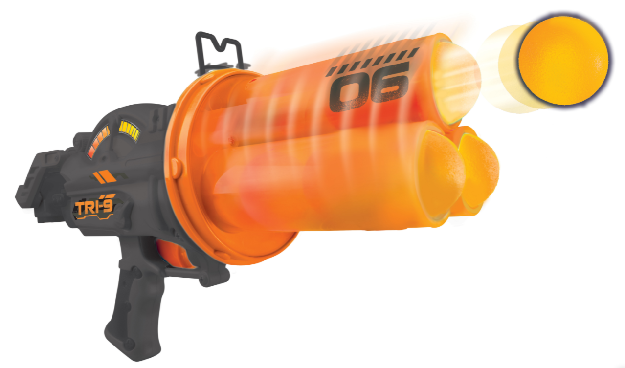 Blackfire Tri-9 shooter w. rotating barrels (91832)