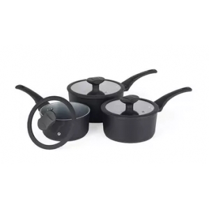 Russell Hobbs RH02131EU7 Crystaltech tall saucepan set 3pcs