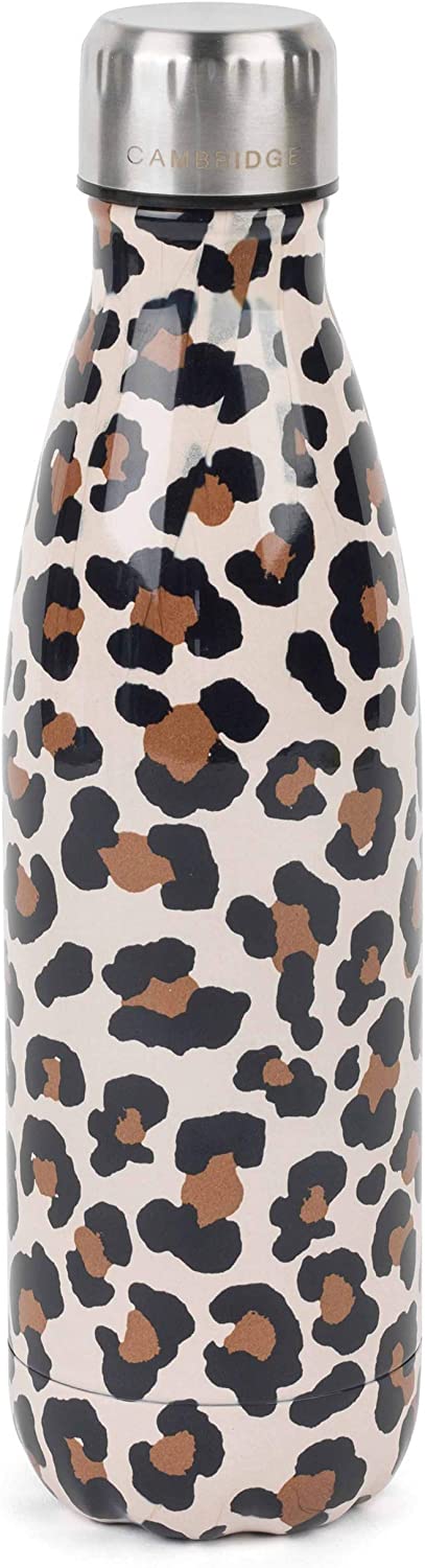 Cambridge CM06513 Watercolour leopard 500ml flask