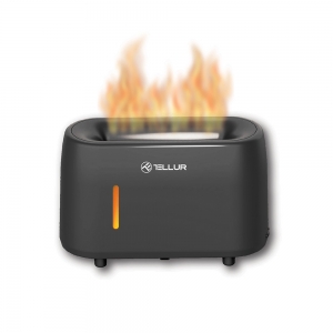 Tellur Flame aroma diffuser 240ml, 12 hours, remote control, grey