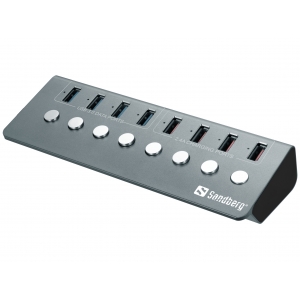 Sandberg 133-94 USB 3.0 Hub 4xData + 4xCharge