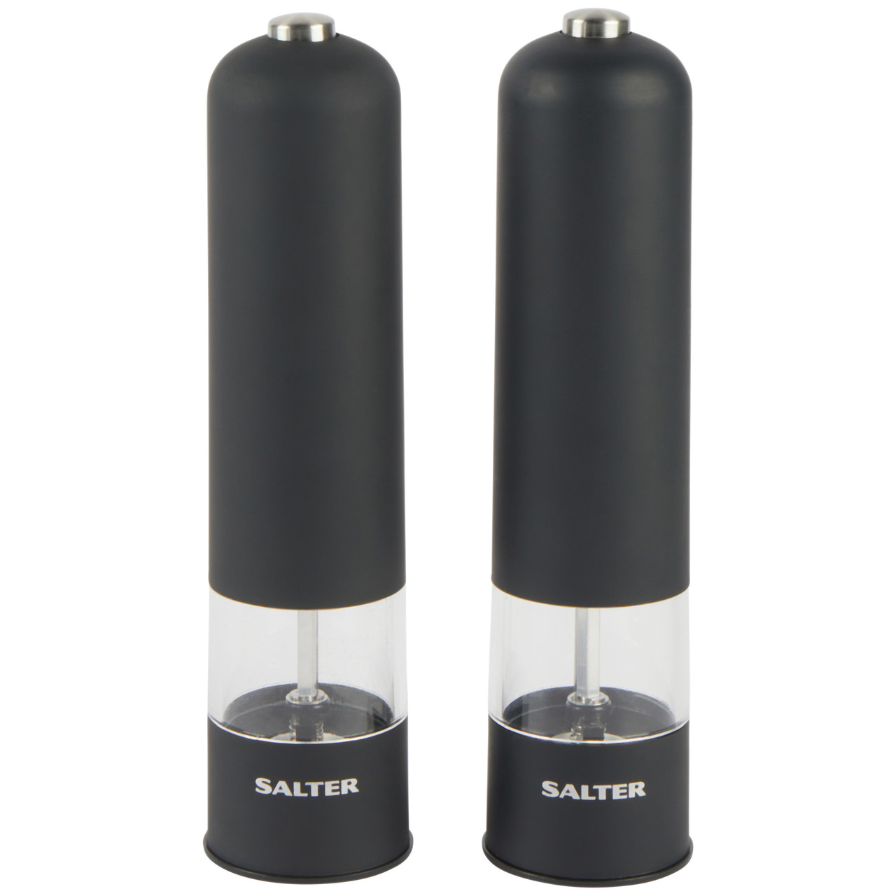 Salter 7524 BKXRUP1 Matt Black Electronic Mill set