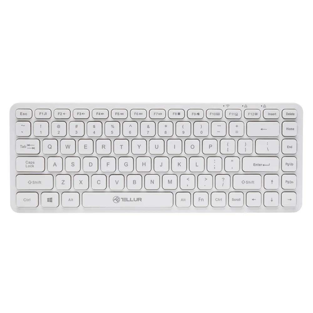 Tellur Mini Wireless Keyboard White