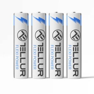 Tellur Flexi Power battery, Super Alkaline, AAA LR03, 1.5V, 4 pcs/set