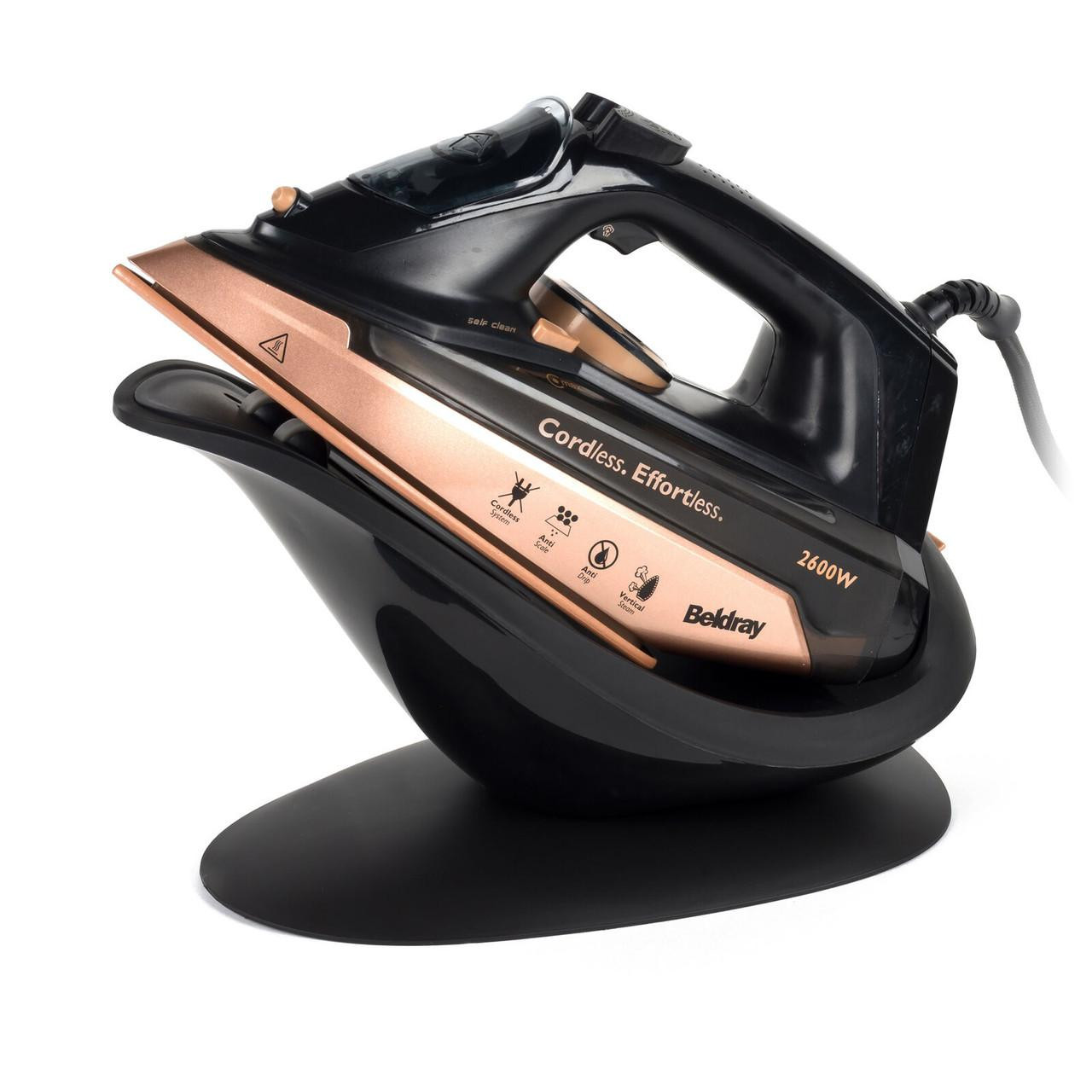 Beldray BEL0747NRGFVDE  2in1 Cordless 2600W steam iron