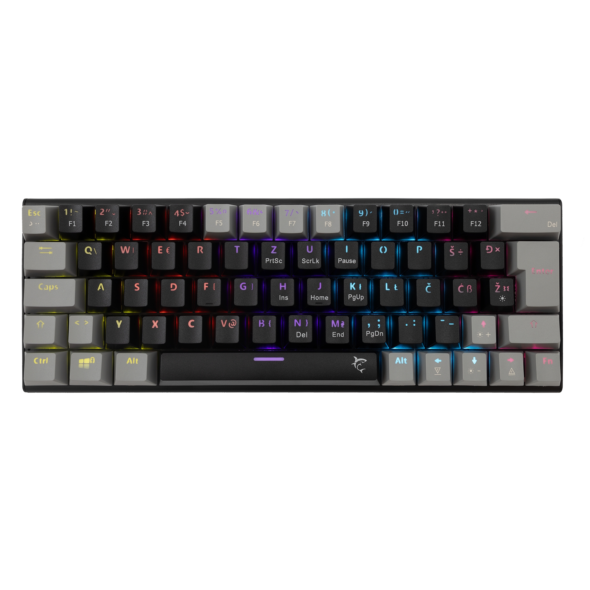 White Shark GK-002111V2 Wakizashi Black-Grey US Red Switches