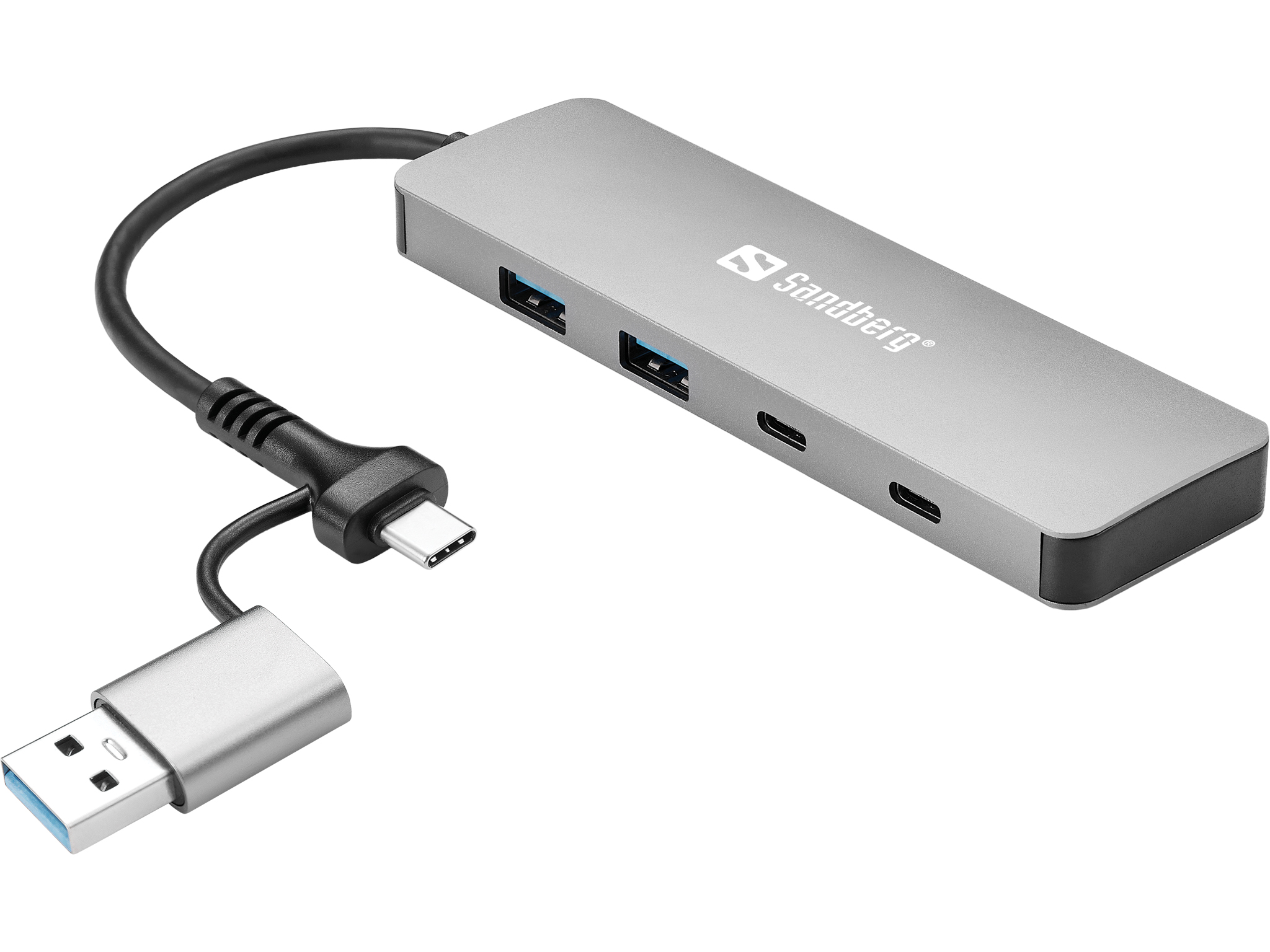 Sandberg 136-64 USB-C/A to 2xUSB-A+2xUSB-C Hub