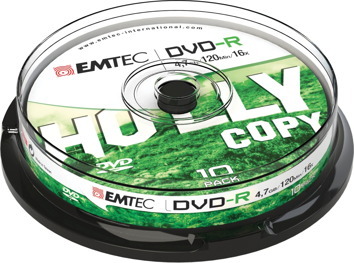 Emtec DVD-R 4,7GB 16x Holly Copy 10 pcs