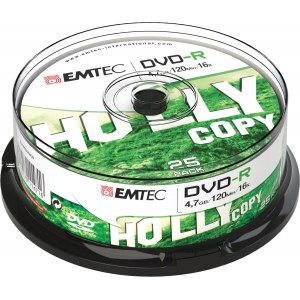 Emtec DVD-R 4,7GB 16x Holly Copy 25 pcs