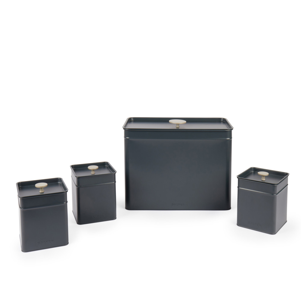 Salter BW126131EU7 Marino 4-Piece Bread Bin &amp; Canister Set