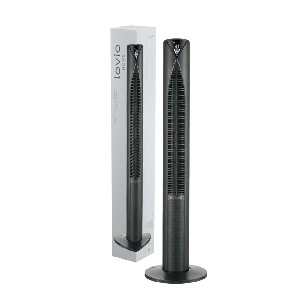 Lovio LVTF202Y24C-BK Tower Fan AirWave PRO Black