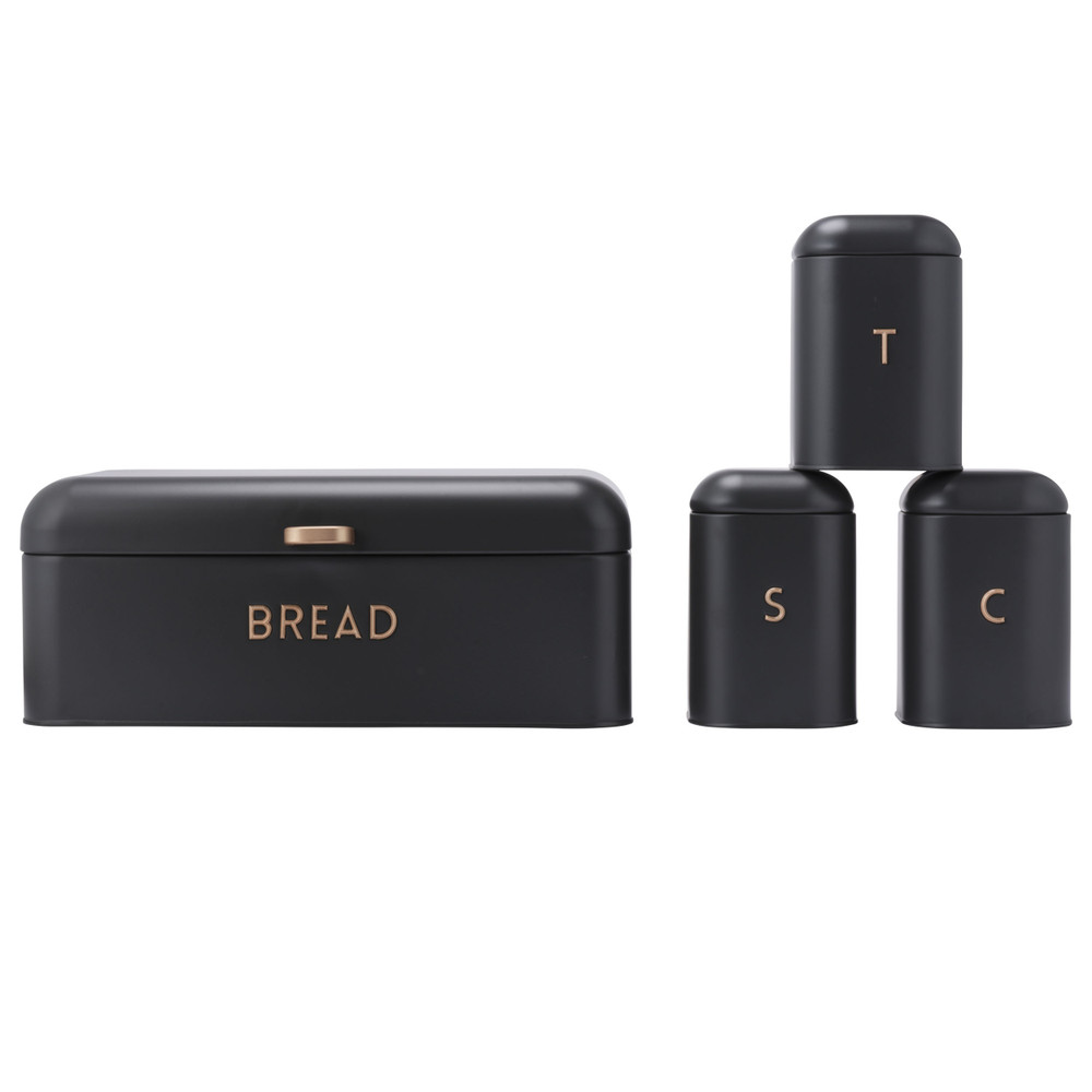 Salter BW13731EU7 Pebble 4-Piece Countertop Set Charcoal