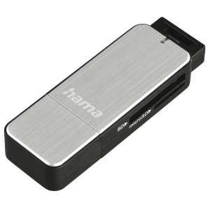 Hama 00123900 USB 3.0 Card Reader Aluminium