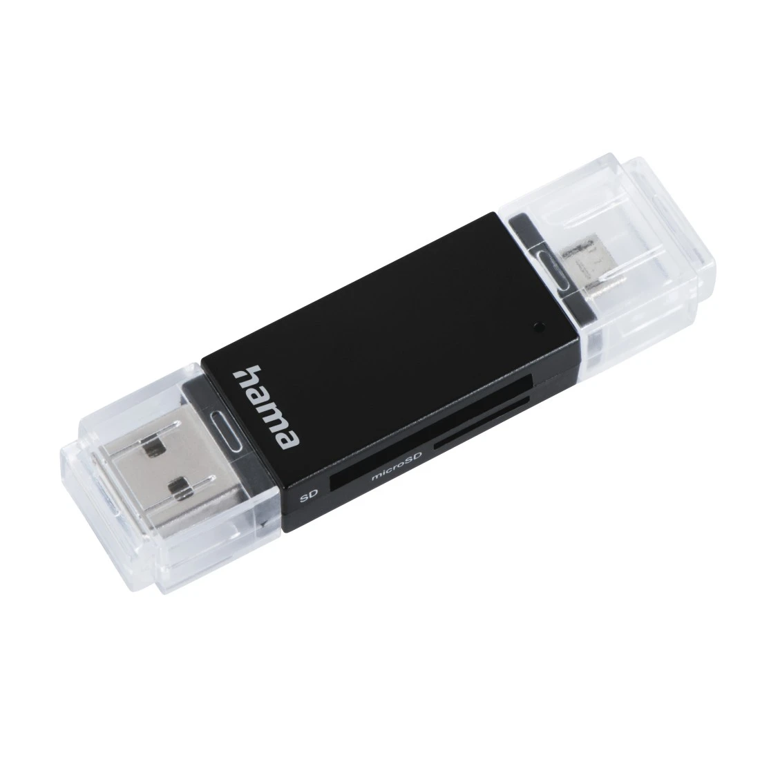 Hama 00181056 USB 2.0 OTG Card Reader Aluminium